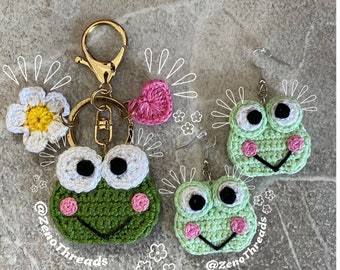 Orecchini rana e portachiavi