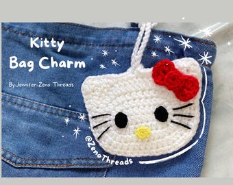 Ciondolo per borsa a forma di gattino