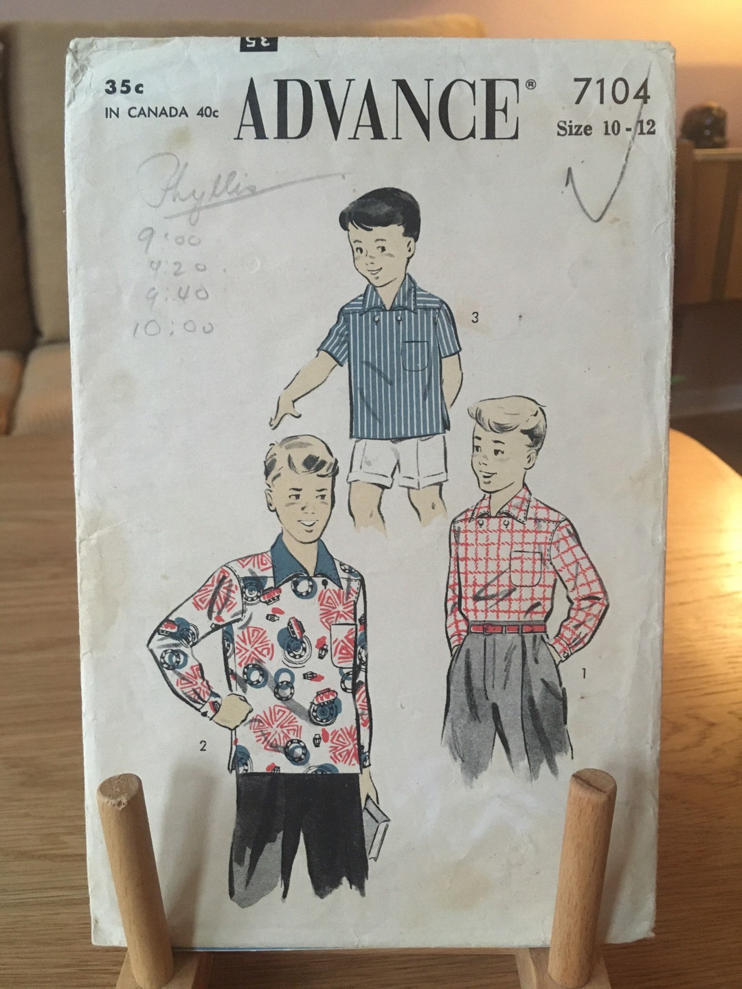 Original Sewing Pattern by 50s ADVANCE / Sweater Sports Shirts - Etsy