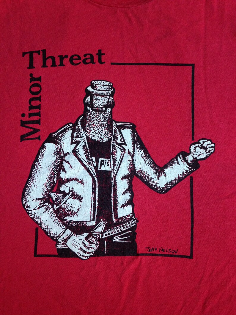 Gryeur Minor Threat Men's Xerox T-Shirt Black Medium - Foto 8