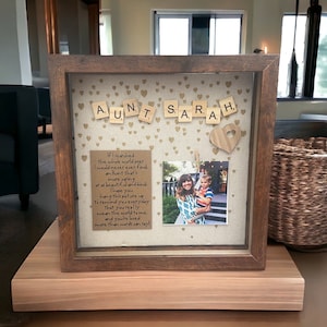 Aunt customized Shadowbox
