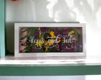 Wedding Flowers Shadow Box