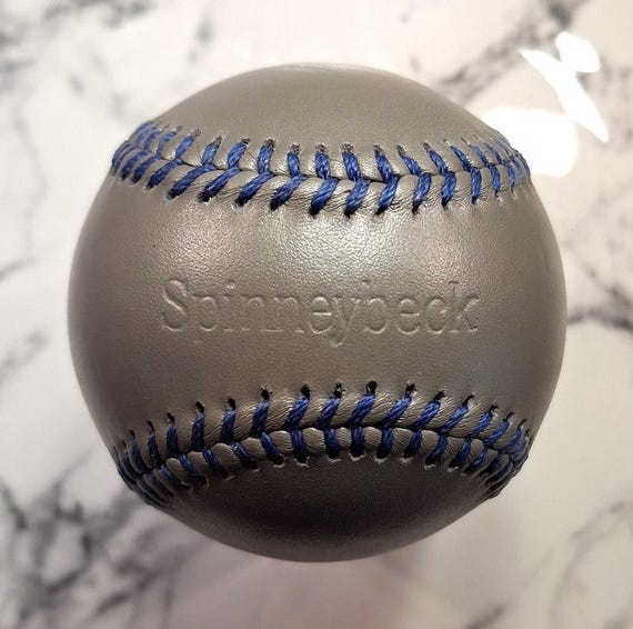 Lot De 3 Balles De Baseball Vintage En Cuir Spinneybeck - Classique, Multicolore
