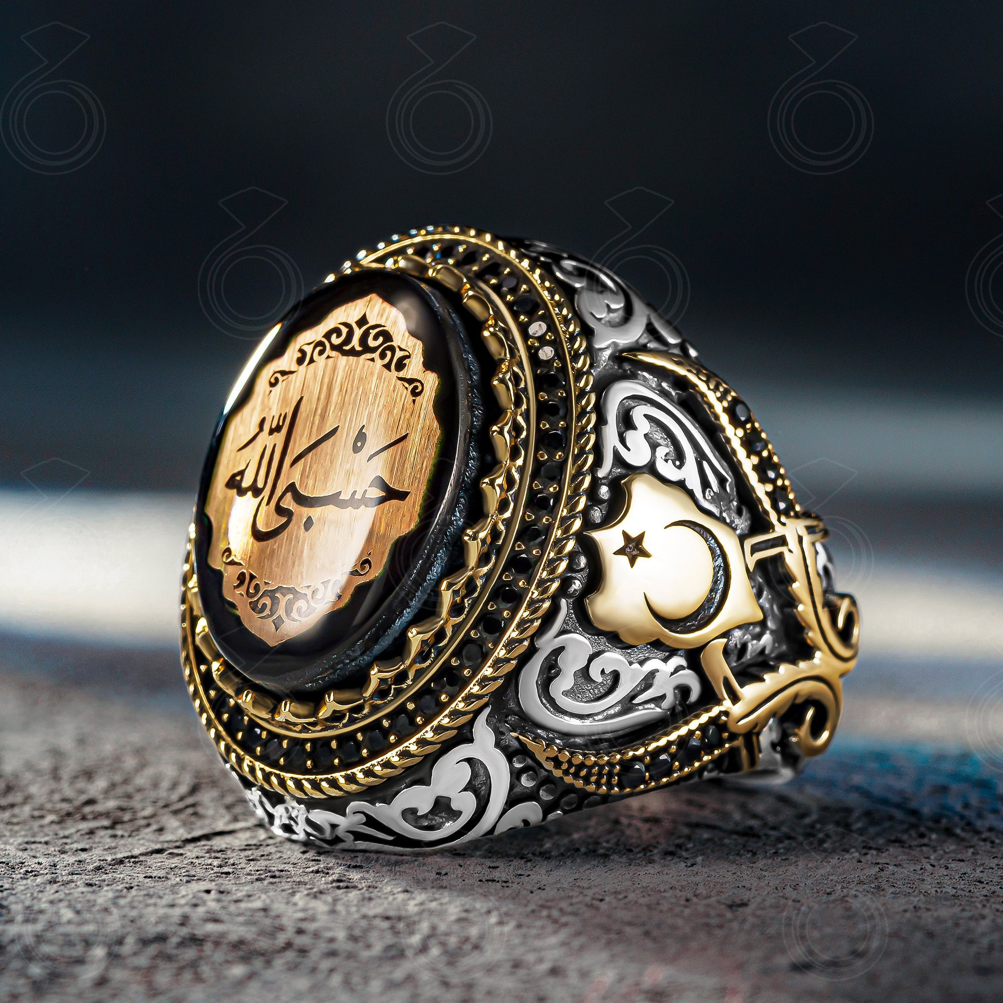 Women's Alloy Gold Plated finger Ring/Queen ring/Girls ring ( pack ok 4)