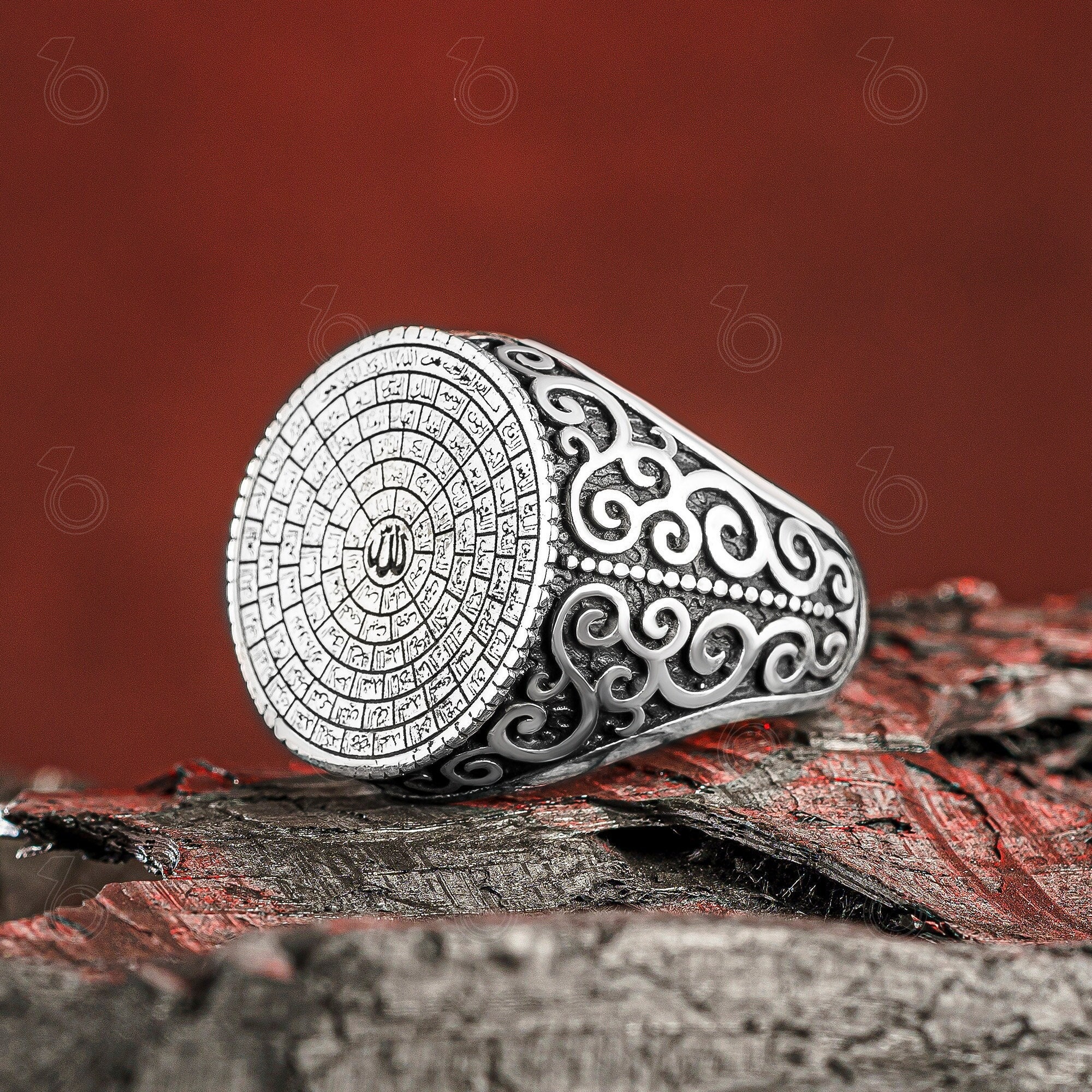 Allah name shop ring
