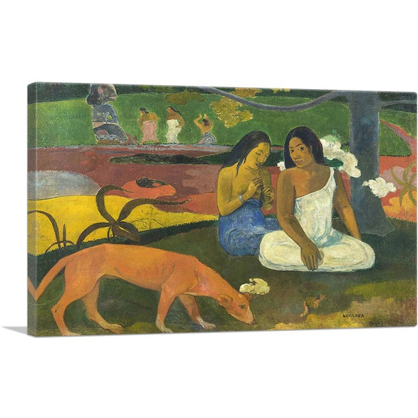 ARTCANVAS Joyfulness - Arearea 1892 by Paul Gauguin Canvas Art Print