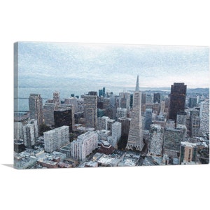 ARTCANVAS San Francisco Home Decor Canvas Art Print