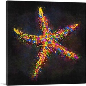 ARTCANVAS Starfish Sea Ocean Canvas Art Print