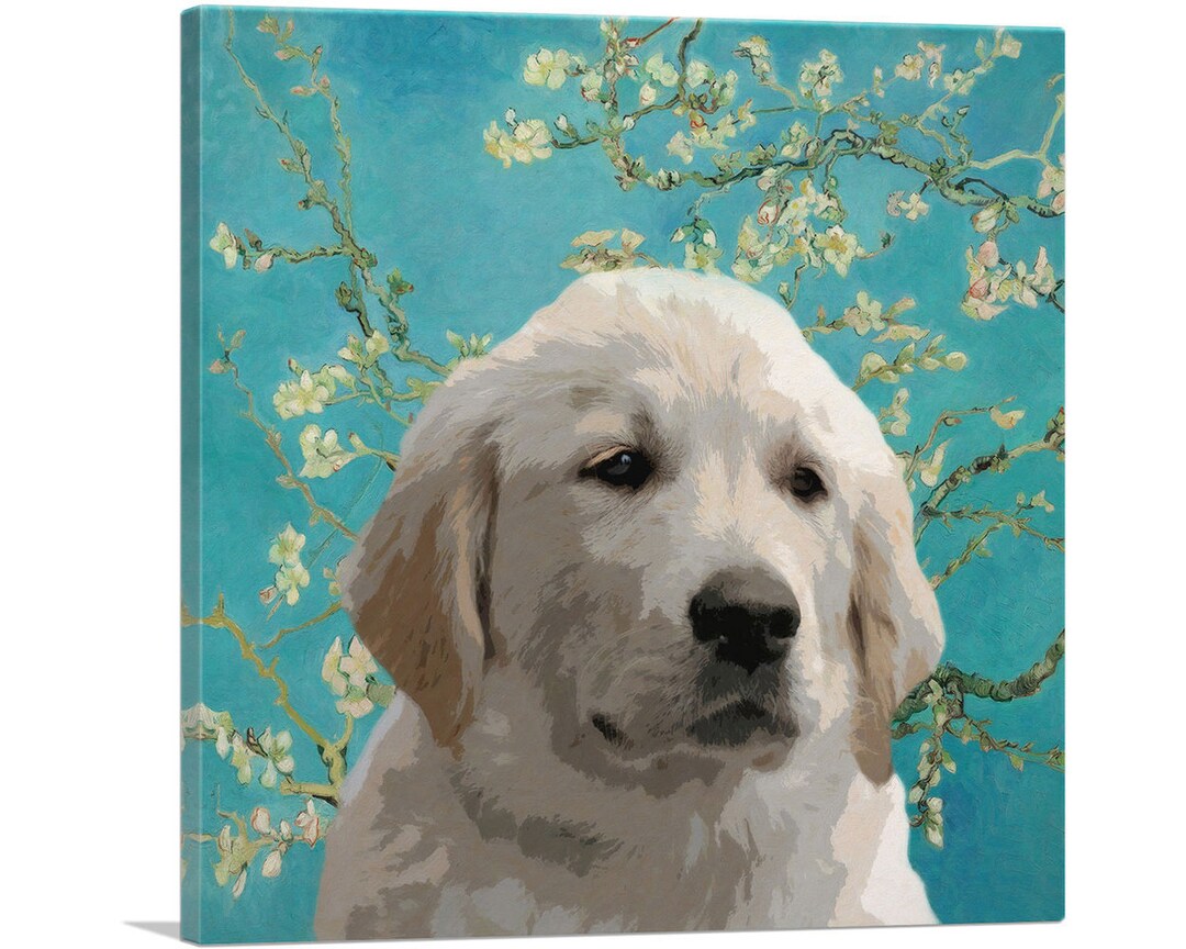 ARTCANVAS Golden Retriever Dog Breed Puppy Canvas Art Print - Etsy