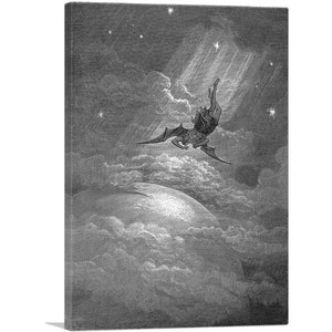 ARTCANVAS Paradise Lost Canvas Art Print by Gustave Dore