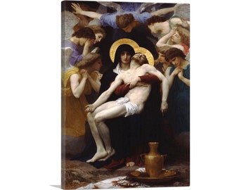 ARTCANVAS Pieta 1876 Canvas Art Print by William-Adolphe Bouguereau 26"x18"