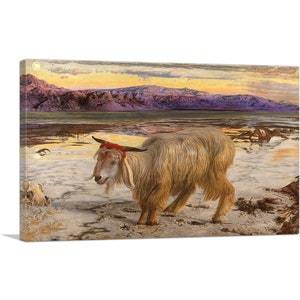 ARTCANVAS The Scapegoat 1854 by William Holman Hunt Canvas Art Print