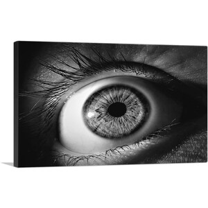 ARTCANVAS Woman Eye Home Decor Canvas Art Print