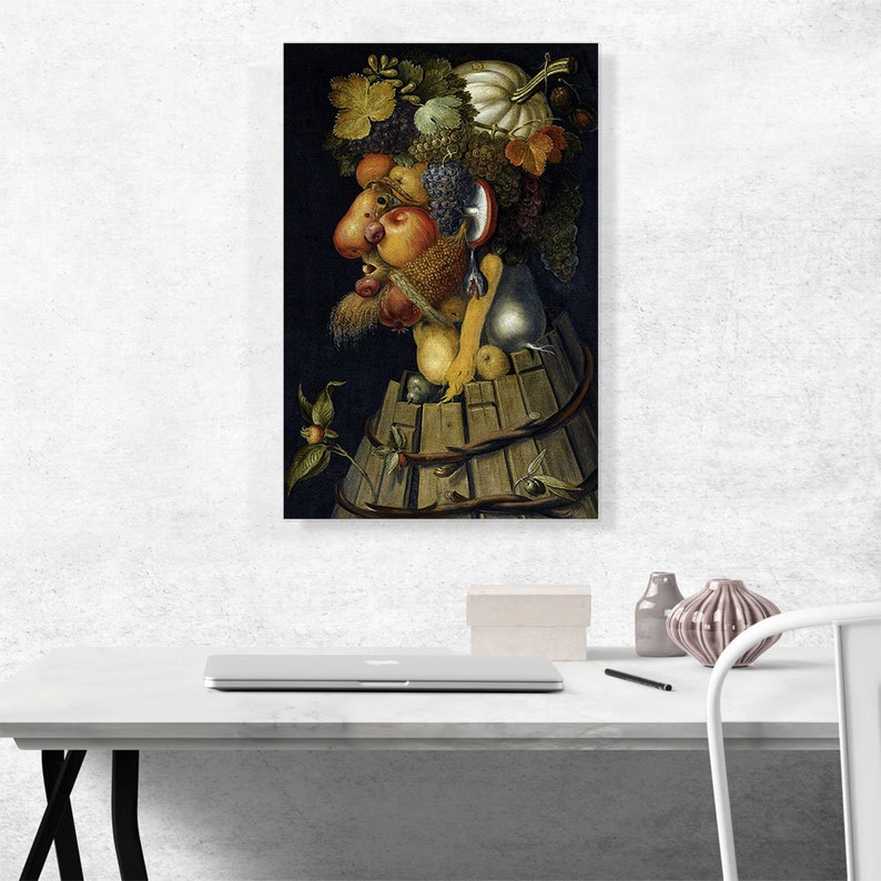 ARTCANVAS Autumn 1573 by Giuseppe Arcimboldo Canvas Art Print - Etsy