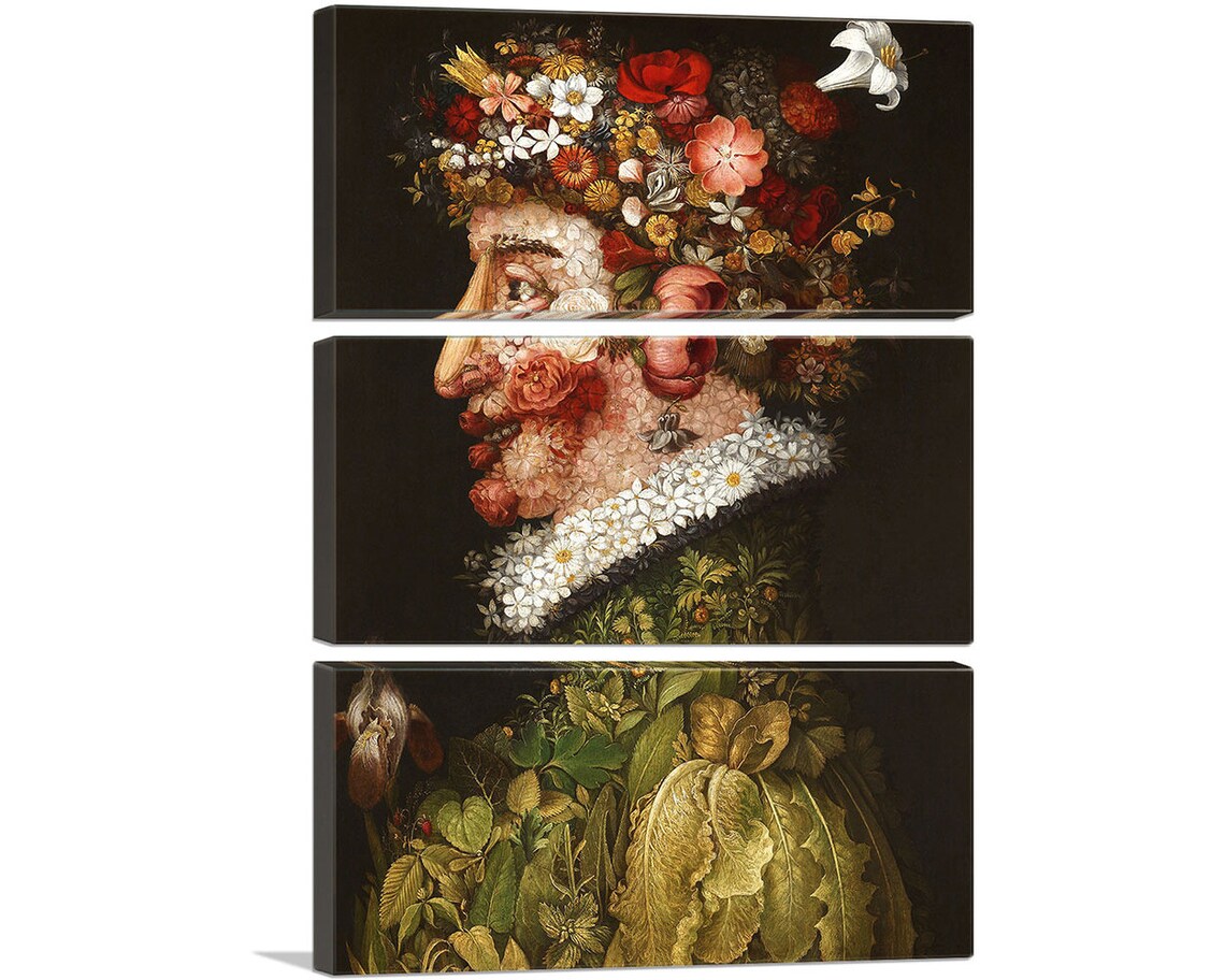ARTCANVAS Spring 1563 by Giuseppe Arcimboldo Canvas Art Print - Etsy