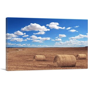 ARTCANVAS Field Agriculture Home Decor Canvas Art Print