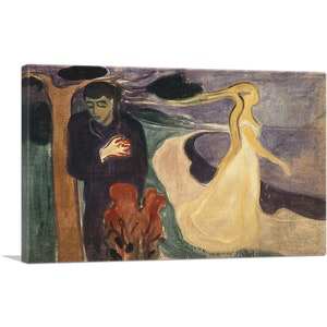 ARTCANVAS Separation 1896 by Edvard Munch Canvas Art Print