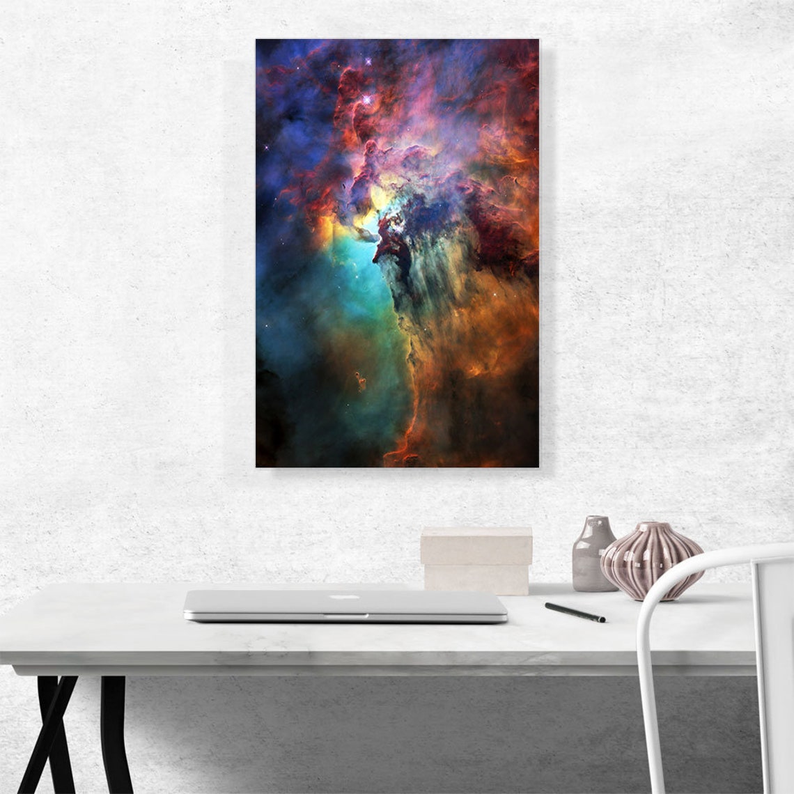 ARTCANVAS Hubble Telescope Lagoon Nebula Canvas Art Print | Etsy