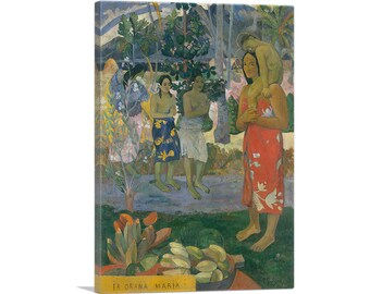 ARTCANVAS Ia Orana Maria - Hail Mary 1891 by Paul Gauguin Canvas Art Print