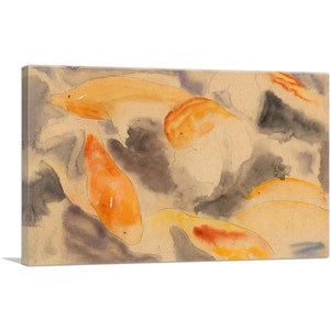 ARTCANVAS Fish Series - No. 4 1916 by Charles Demuth Canvas Art Print
