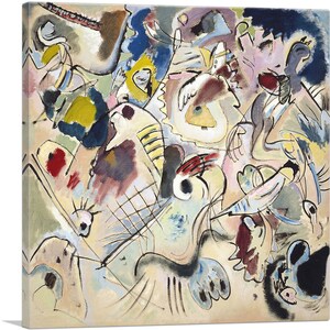 ARTCANVAS Sketch 160A 1912 by Wassily Kandinsky Canvas Art Print