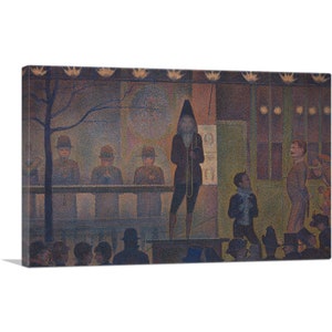 ARTCANVAS Circus Sideshow 1889 by Georges Seurat Canvas Art Print