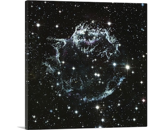 ARTCANVAS Hubble Telescope Remains of a Supernova Cassiopeia A Canvas Art Print