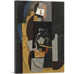 ARTCANVAS Card Player 1913 Canvas Art Print by Pablo Picasso