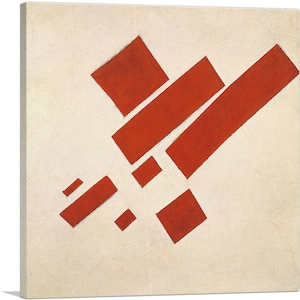 ARTCANVAS Suprematism with Eight Red Rectangles 1915 by Kazimir Malevich Canvas Art Print