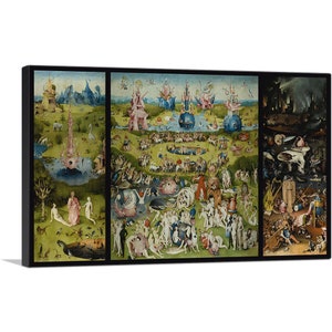 ARTCANVAS The Garden of Earthly Delights 1515 by Hieronymus Bosch Canvas Art Print