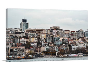 ARTCANVAS Istanbul Turkey City On A Hill Canvas Art Print