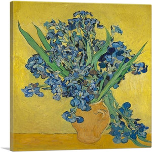 ARTCANVAS Irises 1890 by Vincent Van Gogh Canvas Art Print - Etsy