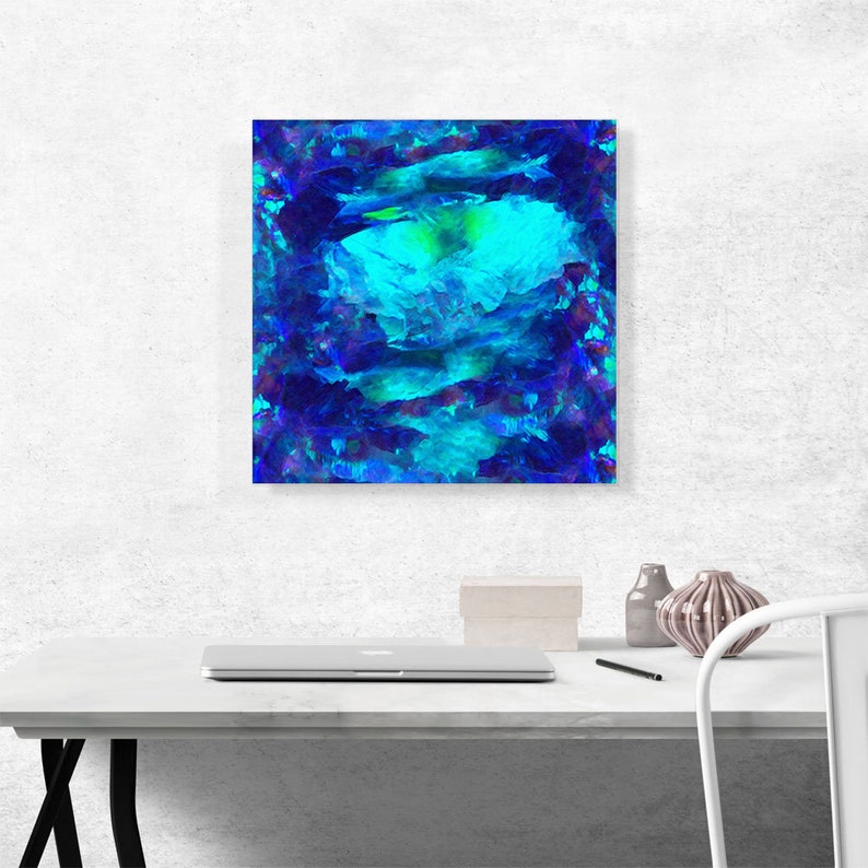 X Prism Opal Rectangle Canvas Painting