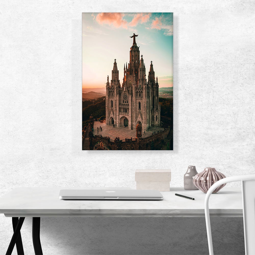 ARTCANVAS Cathedral in Barcelona Spain Canvas Art Print - Etsy