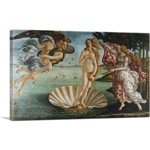 ARTCANVAS The Birth of Venus 1485 by Sandro Botticelli Canvas Art Print