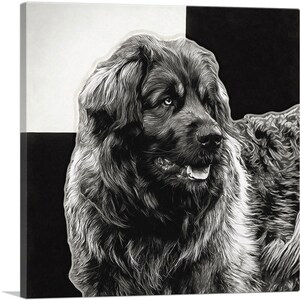ARTCANVAS Leonberger Dog Breed Canvas Art Print