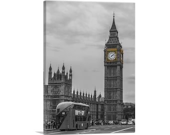 ARTCANVAS Big Ben Clock in London England Canvas Art Print