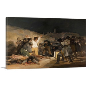 ARTCANVAS The Third of May - Execution of the Defenders of Madrid 1814 by Francisco de Goya Canvas Art Print