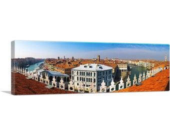 ARTCANVAS Venice Italy Skyline Panoramic Canvas Art Print