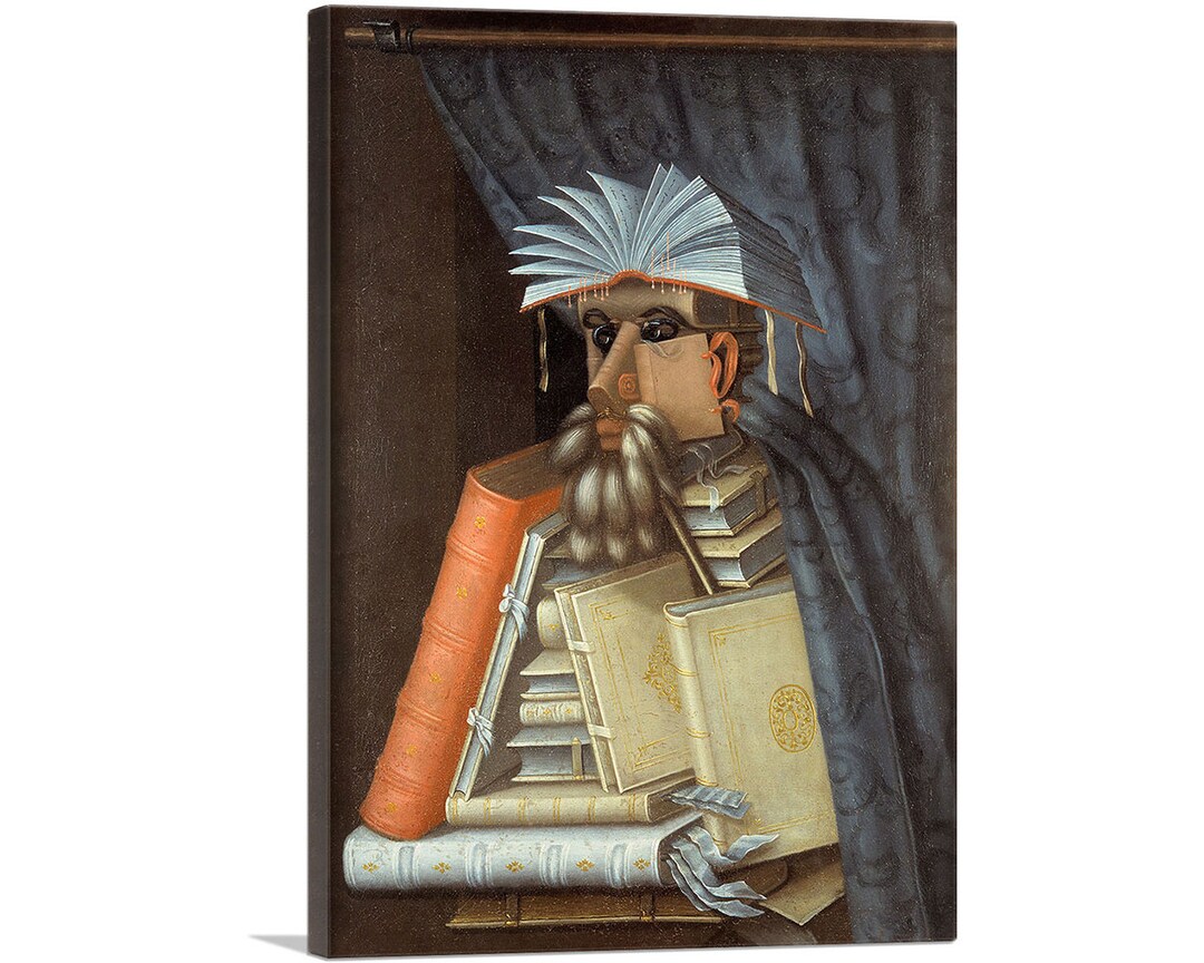 ARTCANVAS the Librarian 1562 by Giuseppe Arcimboldo Canvas Art Print - Etsy