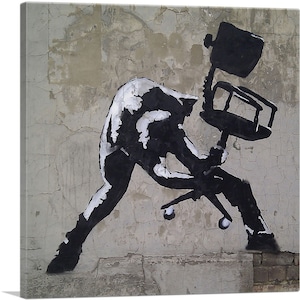 ARTCANVAS London Calling by Banksy Canvas Art Print