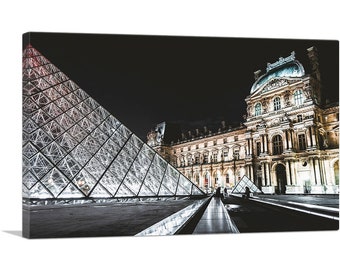 ARTCANVAS The Louvre Museum Paris France Canvas Art Print