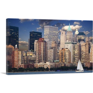 ARTCANVAS New York Downtown Skyline Canvas Art Print