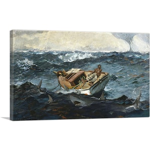 ARTCANVAS The Gulf Stream 1899 by Winslow Homer Canvas Art Print
