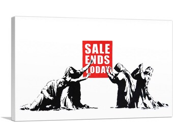 ARTCANVAS Sale Ends Today by Banksy Canvas Art Print - Etsy
