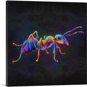 ARTCANVAS Ant Insect Bug Pest Control Canvas Art Print