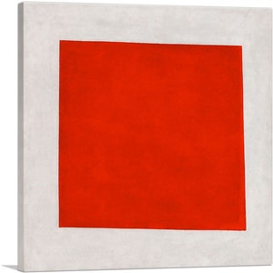 ARTCANVAS Red Square 1915 by Kazimir Malevich Canvas Art Print