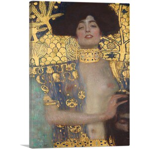 ARTCANVAS Judith and the Head of Holofernes 1901 by Gustav Klimt Canvas Art Print