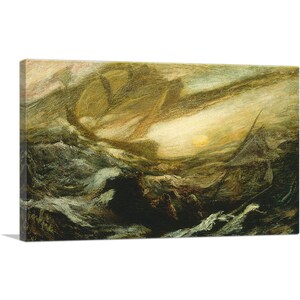 ARTCANVAS The Flying Dutchman 1887 Canvas Art Print by Albert Pinkham Ryder