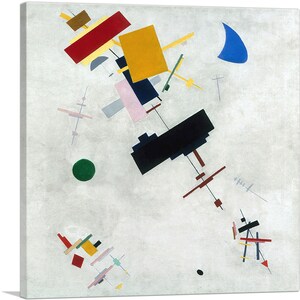 ARTCANVAS Suprematist Composition No. 56 1916 by Kazimir Malevich Canvas Art Print
